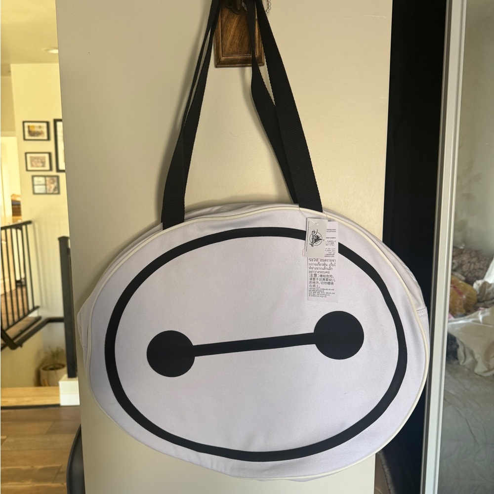 Disneyland Character Canvas Face Tote Bag - Baymax